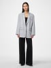 Pieces Oversize-Blazer in Light Grey Melange