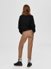 SELECTED FEMME Strick Pullover SLFLULU Wollpullover Rundhals Sweater in Schwarz