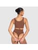 SMILODOX Plunge Bralette Nysa in Braun