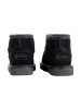 natural world Kinder-Stiefeletten aus Leder „Bota Alta Merino“ im Hausschuh-Stil Schwarz