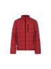 RAIDO Herren Wattierte Steppjacke in Dunkelrot