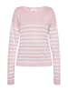 usha BLUE LABEL Damen Pullover in HELLROSA WEISS