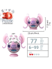 Ravensburger Konstruktionsspiel Puzzle 72 Teile 3D Puzzle-Ball Disney Stitch - Angel 6-99 Jahre in bunt