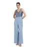 Vera Mont Jumpsuit mit Pailletten in Light Steel Blue