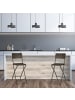 relaxdays 2 x Barhocker in Braun - (B)44 x (H)115 x (T)63 cm