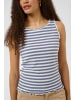Cream Jerseytop CRRibba Slim fit in Stone Washed SnowWhite Stripe
