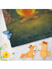 Mr. & Mrs. Panda Handtuch Pinguin Lagerfeuer Design ohne Spruch in Eisblau