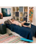 relaxdays 4 x Aufbewahrungsbox in Grau - (B)33 x (H)32 x (T)33 cm
