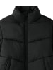 name it Pufferjacke Stehkragen Reflektordetail Zip in Schwarz
