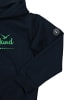 SCHIETWETTER Kinder Kapuzenpullover "Küstenkind in navy-neongreen