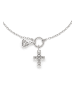 s.Oliver Armband Cross in silber