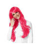 tectake Langhaarperücke mit schön fallenden Locken, pink