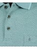 Ragman Softknit-Polo Jacquard in Grün