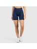 SMILODOX Shorts Amaze Scrunch in Marineblau