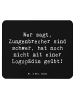 Mr. & Mrs. Panda Mauspad Spruch Training mit Logopädin mit Spruch in Schwarz