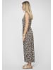 Cloud5ive Cloud5ive Maxi Dress with aop animal print in beige/black