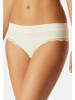 Schiesser Brazil Slip Unique Cotton in Off-white / schwarz