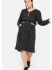 sheego Kleid in schwarz