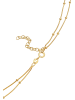 Elli Halskette 925 Sterling Silber Geo, Kreis, Plättchen in Gold