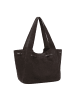 Les Visionnaires Garbriella Shopper Tasche Leder 40 cm in dark brown