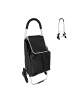 relaxdays Einkaufstrolley in Schwarz - 45 l