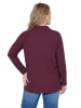 Ulla Popken Poloshirt in burgunder