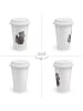 Mr. & Mrs. Panda To Go Becher Stinktier  ohne Spruch in Weiß
