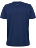 Hummel T-Shirt Hmlpulse Lebensstil Herren in DRESS BLUES/WHITE