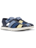 Camper Sandalen " Oruga " in Blau Gelb
