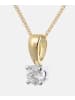 Diamant L'éternel Halskette mit Anhänger aus 750 Gelbgold mit Diamant