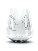 Mr. & Mrs. Panda Glas Hase Igel ohne Spruch in Transparent