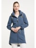 Schmuddelwedda Lange Sweatjacke in Marine Melange