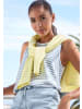 ELBSAND Tanktop in weiß-seegras gestreift