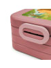 Mr. & Mrs. Panda Lunchbox Igel händchenhaltend Design ohne Spruch in Rot Pastell