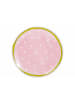 Blond Amsterdam Frühstücksteller Punkt in Rosa - 22cm