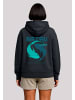 F4NT4STIC Hoodie Koi Fish Japan Streetstyle in off black
