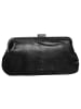 SPIKES & SPARROW Abendtasche echt Leder in schwarz