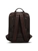 Jost Glasgow Daypack RFID Schutz Leder 44 cm Laptopfach brown