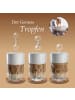 LEONARDO 6er Set Latte Macchiato Gläser-Set (1/2/3) Gocce 60 ml in transparent