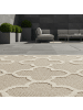 KADIMA DESIGN Teppich Outdoor Waschbar Skandinavisch IMST Strapazierfähig Balkon in Beige