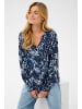 Cream Langarm-Bluse CRTiah Regular fit in Navy Blue Toile