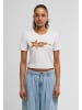 Mister Tee Mister Tee Cropped T-Shirts in white