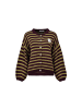 Hailys Pullover in dcherry-avocado stripe
