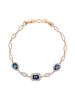 gaya Women Bracelet in Rose Gold Navy