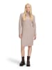 CARTOON Strickkleid mit Turtle Neck in Braun