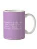 Mr. & Mrs. Panda Tasse Spruch Harmonika Spieler mit Spruch in Lavendeltraum