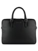 Bugatti Bella Aktentasche Leder 38 cm Laptopfach schwarz