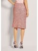 MADELEINE Schlanker Pencil-Skirt mit Wendepailletten in blassrosa / puderrosé