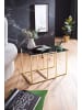 KADIMA DESIGN Couchtisch Set | 2 Tische, Gold-Look, Glas/MDF Schwarz in Gold