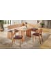 58 aufm Kessel ECKBANKGRUPPE Modern Dani 1 für 7 Personen Massivholz Wildeiche/Braun